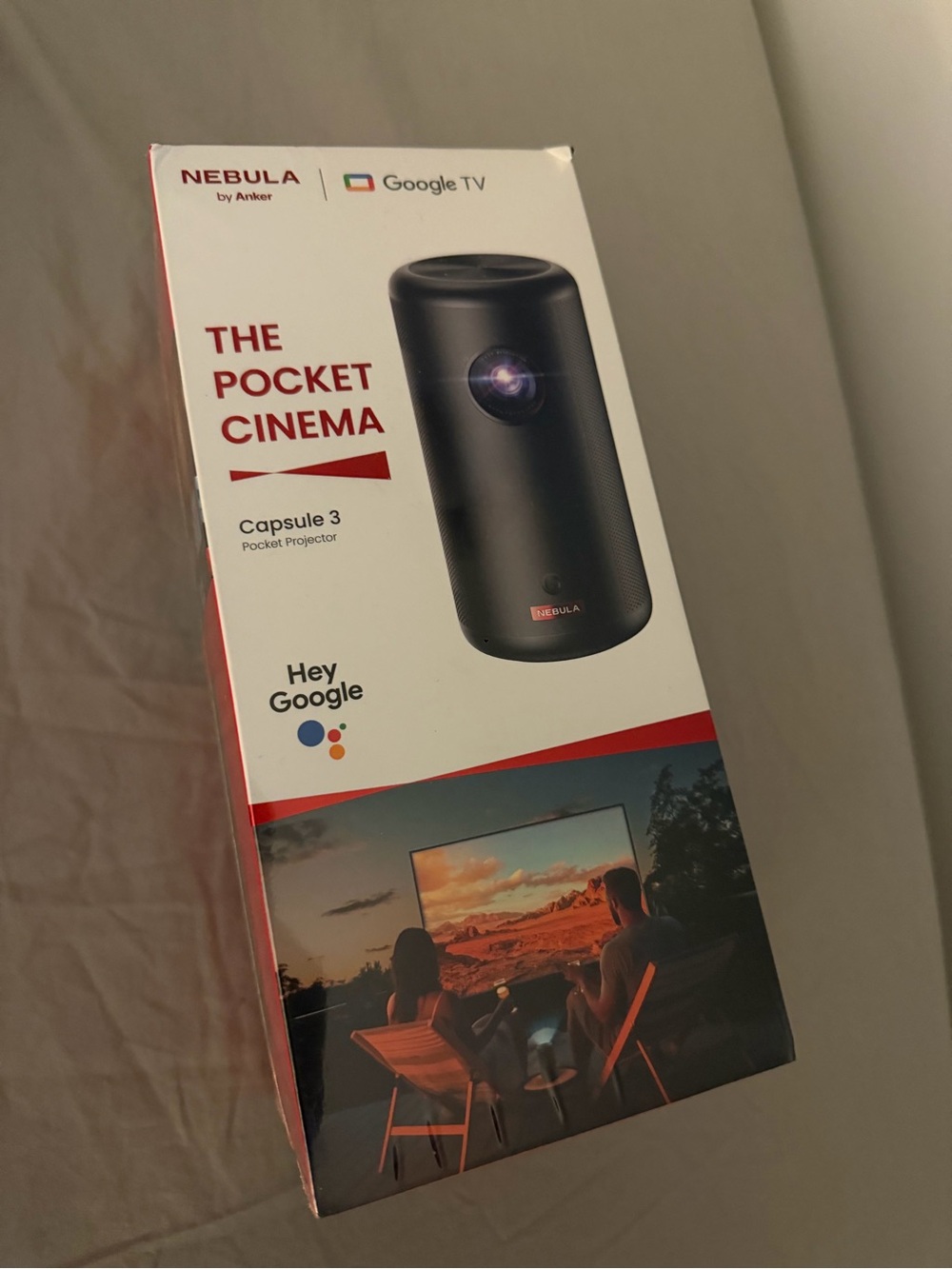 Anker Capsule 3 Portable Projector - White